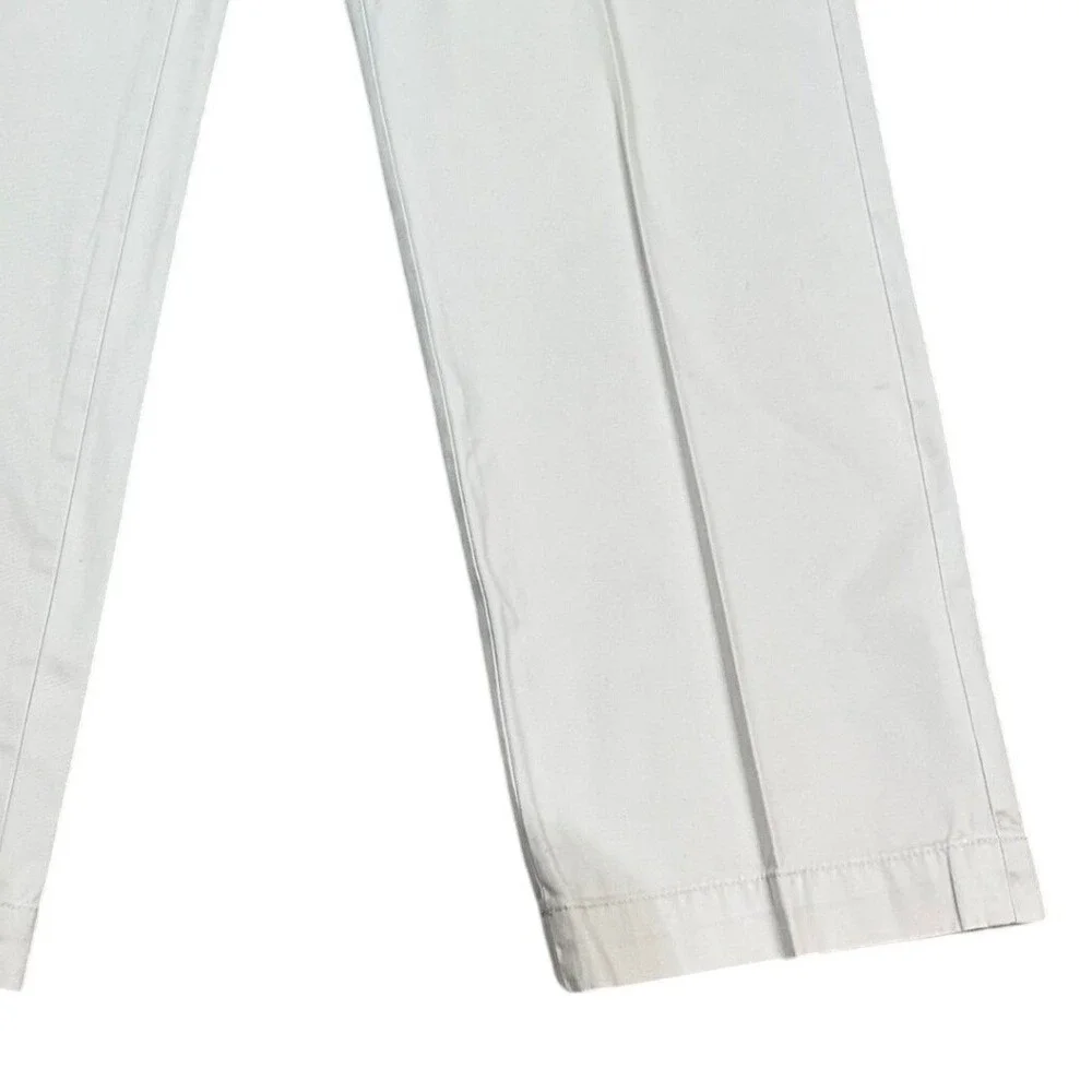 Banana Republic Chino Pants Mens 32x30 Khaki Straight Leg Flat Front‎ Twill EUC